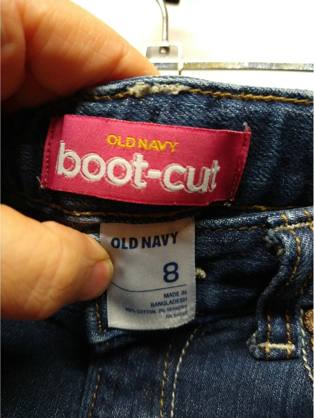 Old Navy Girls Bootcut Jeans Size 8 blue 043
